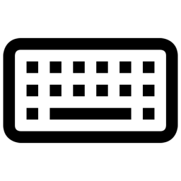 أيقونة لوحة المفاتيح